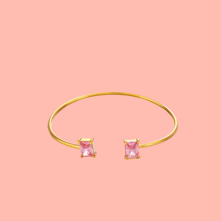 Pink gem Bangle