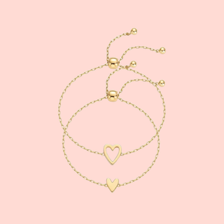 You and Me Bracelets Gold