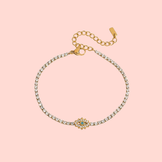 Evi Eye Bedazzled Bracelet
