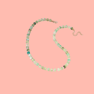 The Not So Chunky Blue Beaded Necklace