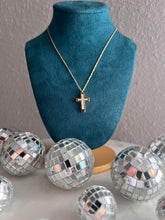 Load image into Gallery viewer, Rhinestone cross necklace
