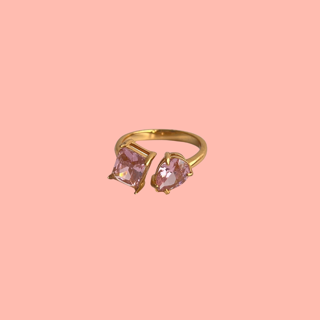 Pink Adjustable Ring