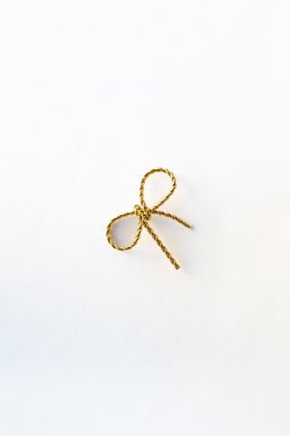 Gold Bow Charm