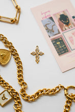 Load image into Gallery viewer, Rhinestone Cross Charm
