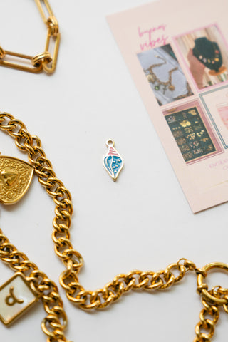 Enamel Shell Charm