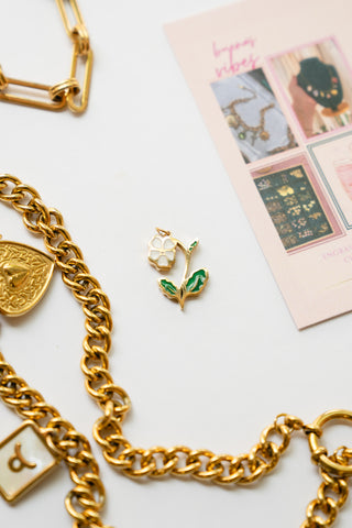 Drooping Flower Charm