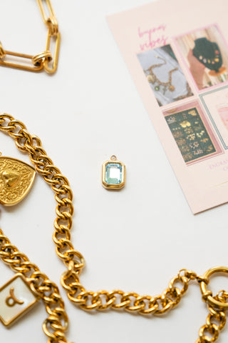 Blue Gem Charm