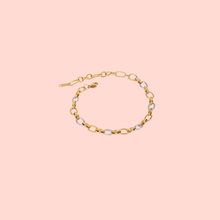Ophelia two toned bracelet